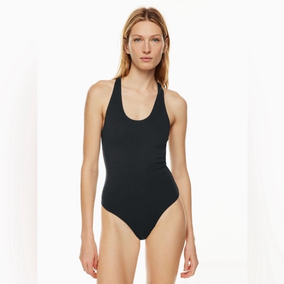Babaton Black Racerback Bodysuit - Picture 2 of 5